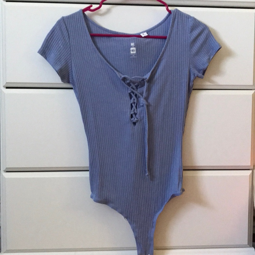 purple bodysuit
